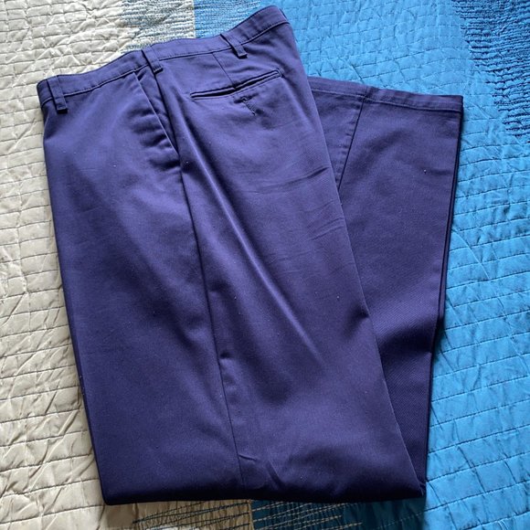 Lee Custom Fit Collection Navy Trouser Pants - Picture 6 of 6